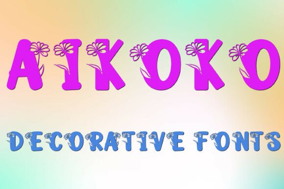 Aikoko Font: A Playful and Elegant Touch for Campaign Design