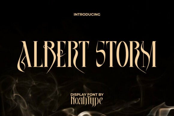 Albert Storm Font – A Stylish Serif for Craft Creators