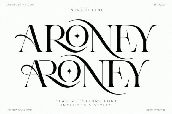 Aroney Typeface: A Web Designer’s Go-To Font for Brand Identity