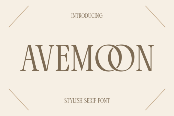Avemoon: A Sophisticated Font for Small Business Branding