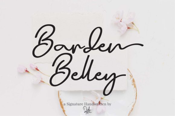 Barden Belley: A Script Font That Elevates Your Brand