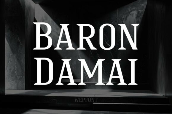 Baron Damai Typeface Review: A Sophisticated Serif for Refined Branding