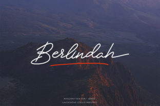 Berlindah Font: A Romantic Script for Your Crafting Projects