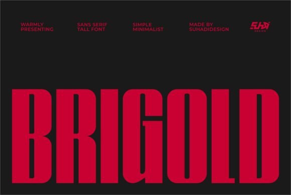 Brigold Typeface: A Modern Font for Memorable Branding