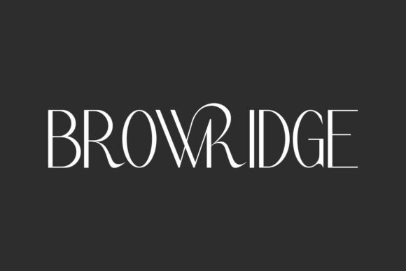 Browridge Font: A Premium Typeface for Makers and Creators