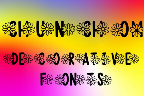 Chunchom Font: A Decorative Typeface That Elevates Branding