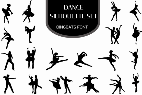 Dance Silhouette Set: A Typeface That Moves with Your Campaign