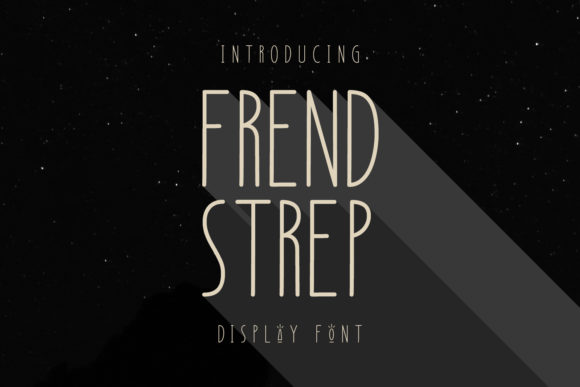 Frend Strep Font: A Modern Handcrafted Typeface for Editorial Design