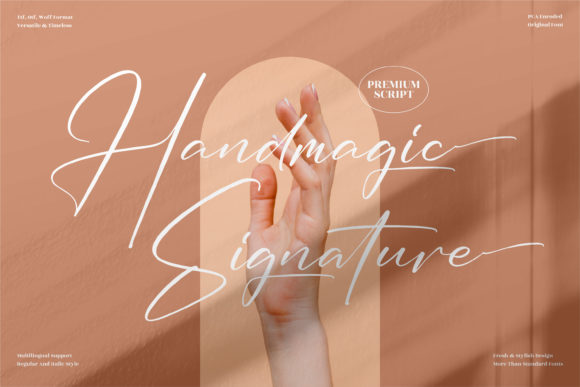 Handmagic Signature: A Typeface That Elevates Editorial Design