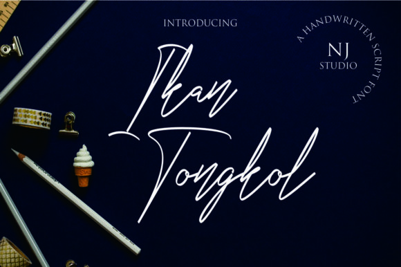 Ikan Tongkol: A Script Font for Editorial Elegance