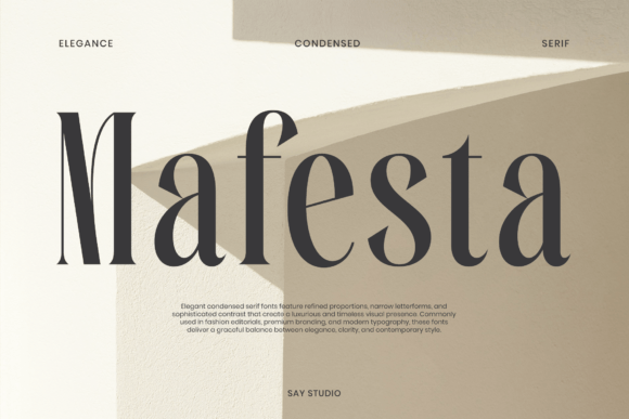 Mafesta: A Modern Serif for Thoughtful Design