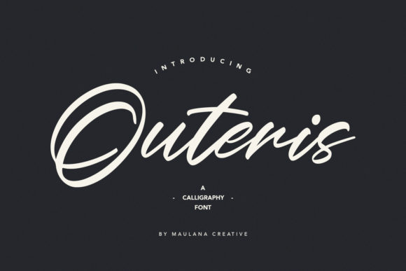 Outeris: A Handcrafted Typeface That Elevates Campaign Design