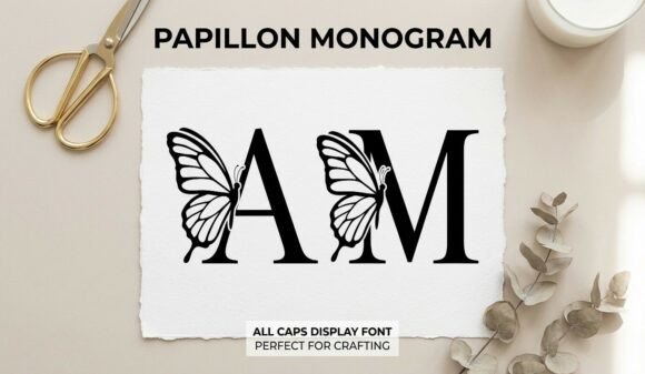 Papillon Monogram: A Font That Elevates Brand Visuals