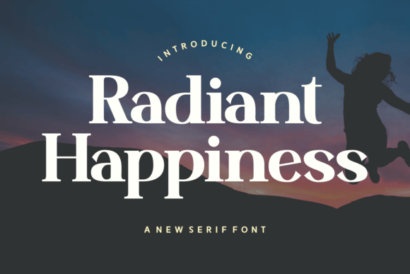 Radiant Happiness: A Typeface That Elevates Editorial Design
