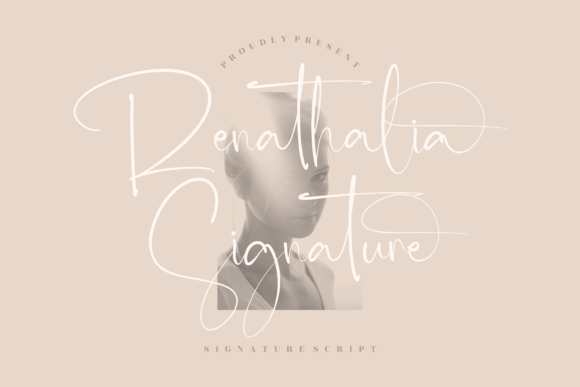Renathalia Signature: A Graceful Typeface for Editorial Design