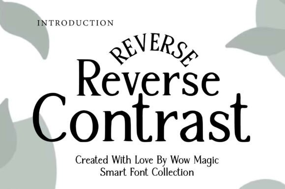 Reverse Contrast Typeface for Stronger Campaign Headlines