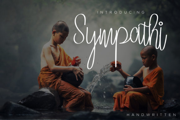 Sympathi: A Playful Script Font for Editorial Design