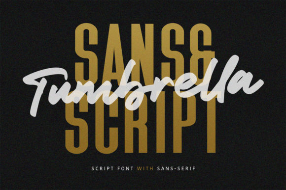 Tumbrella Font: A Handcrafted Typeface for Real Makers